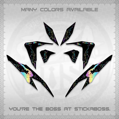 CLICK V2 DECALS (2026 2F2F SWIRL DESIGN) STICKER KITS BY STICKABOSS