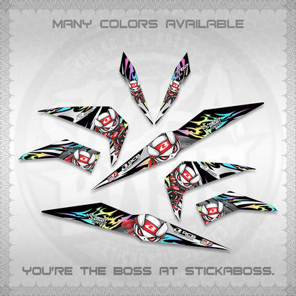 BEAT FI V2 DECALS (2026 NEW RCB 2.0 DESIGN) STICKER KITS BY STICKABOSS