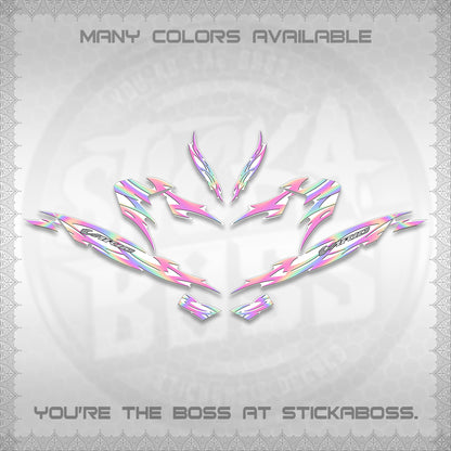CLICK 125 V4 INDO VARIO FOR WHITE DECALS (2026 NUSANTARA STRIPING) STICKER DECALS By STICKABOSS