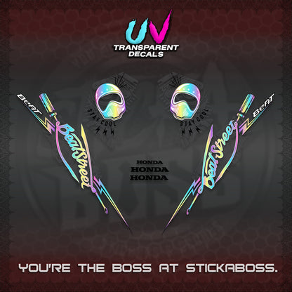 BEAT FI V2 UV TRANSPARENT DECALS (2026 BEATSTREET DESIGN) STICKER KITS BY STICKABOSS