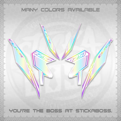 CLICK 125 V3 FOR WHITE DECALS (2026 LINE UP DESIGN) STICKER KITS By STICKABOSS