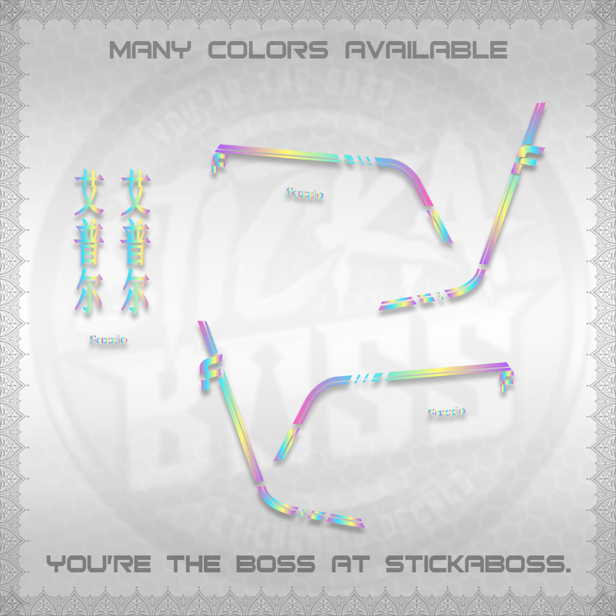 FAZZIO DECALS (2026 JAPAN LINES) STICKER KITS BY STICKABOSS
