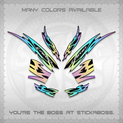 CLICK 125 V2 INDO STRIPING DECALS (2026 NUSANTARA MOTIF) STICKER DECALS By STICKABOSS