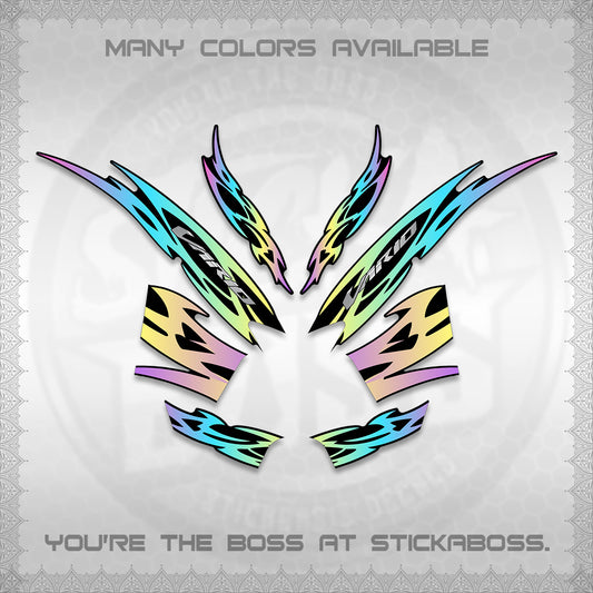 CLICK 125 V2 INDO STRIPING DECALS (2026 NUSANTARA MOTIF) STICKER DECALS By STICKABOSS
