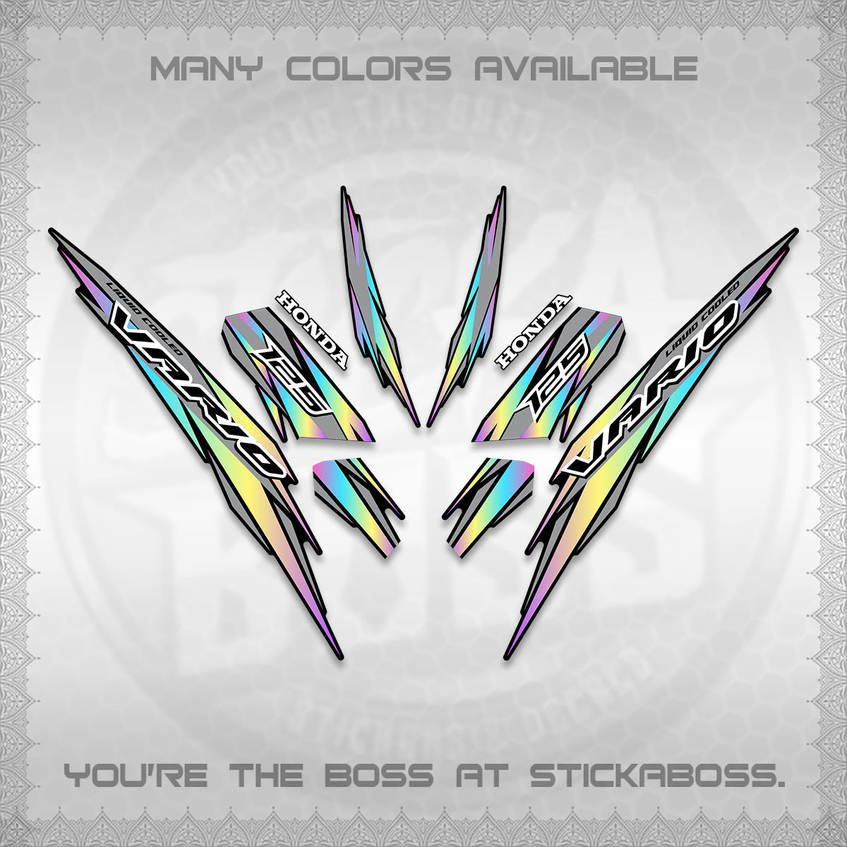 CLICK 125 V3 INDO DECALS (2024 SV 22-A1 STYLE) STICKER KITS By STICKABOSS