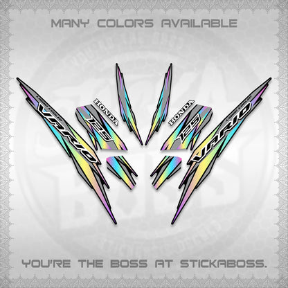 CLICK 125 V3 INDO DECALS (2024 SV 22-A1 STYLE) STICKER KITS By STICKABOSS