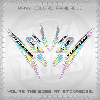 CLICK 125 V3 INDO FOR WHITE DECALS (2024 SV 22-A1 STYLE) STICKER KITS By STICKABOSS