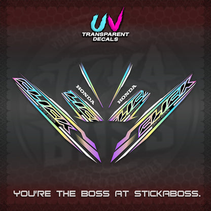 CLICK 125 V3 INDO UV TRANSPARENT DECALS (2024 SV 13-A2 STYLE) STICKER KITS By STICKABOSS