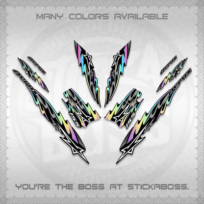 AEROX V2 INDO DECALS (2026 STAR 0001 MOTIF) STICKER KITS By STICKABOSS