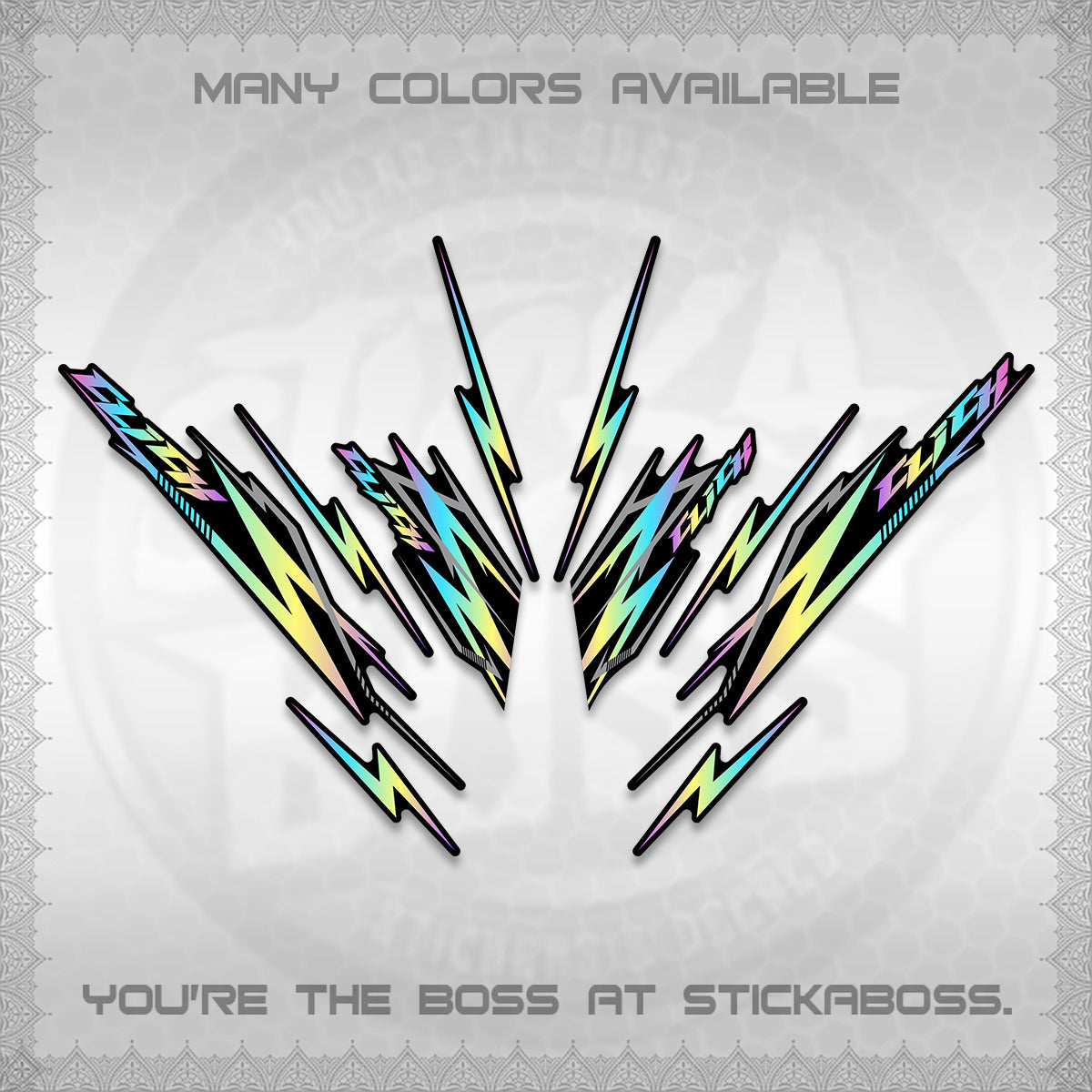 CLICK 125 V2 INDO DECALS (2024 CL 00-A8 STYLE) STICKER KITS By STICKABOSS