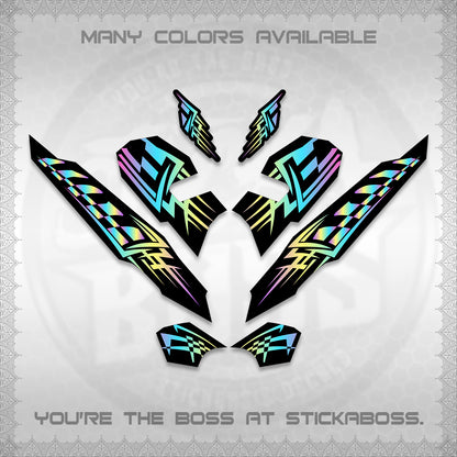 CLICK 125 V3 VARIO INDO-MALAY DECALS (2026 TRIBAL LINES DESIGN) STICKER DECALS By STICKABOSS