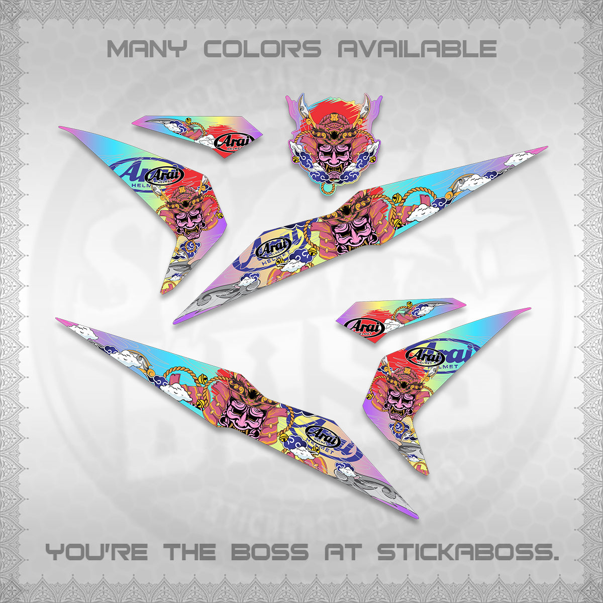 BEAT FI V2 INDO DECALS (2026 NEW SAMURAI MOTIF) STICKER KITS BY STICKABOSS