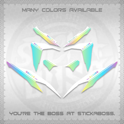 CLICK V2 FOR WHITE DECALS (TRUENO STYLE DESIGN) STICKER KITS BY STICKABOSS