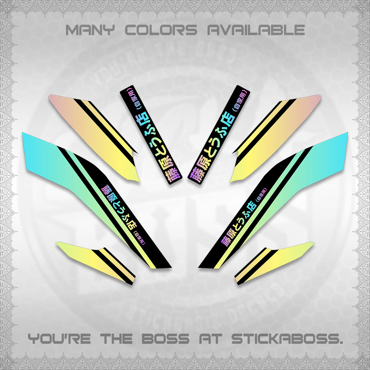 NMAX V2 DECALS (TRUENO STYLE DESIGN) STICKER KITS By STICKABOSS