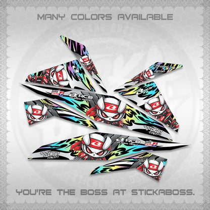 BEAT FI V1 DECALS (2026 NEW RCB 2.0 DESIGN) STICKER KITS BY STICKABOSS