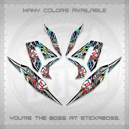 CLICK 125 V4 DECALS (2026 NEW RCB 2.0 DESIGN) STICKER KITS BY STICKABOSS
