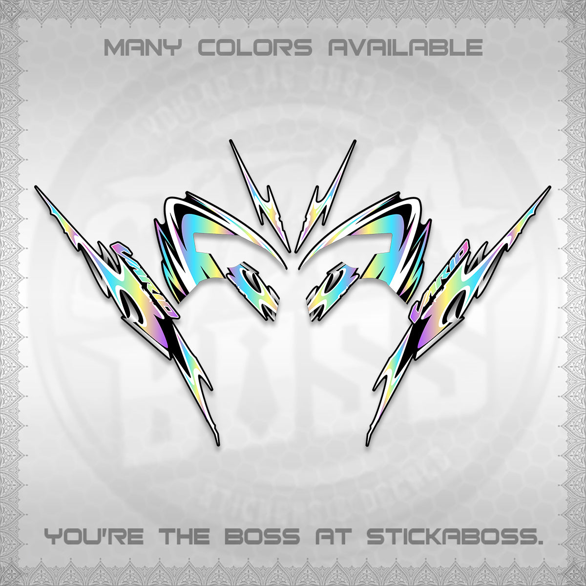 CLICK 125 V3 VARIO STRIPING DECALS (2026 NEW LED DESIGN) STICKER KITS By STICKABOSS