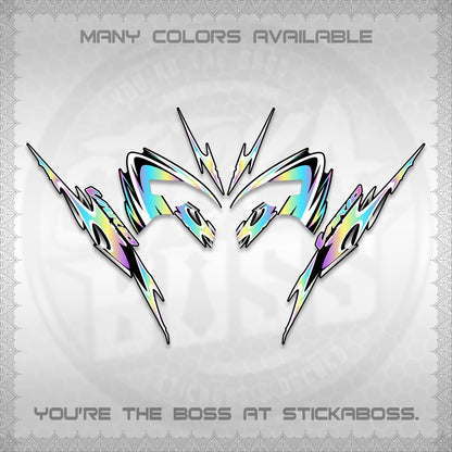 CLICK 125 V3 VARIO STRIPING DECALS (2026 NEW LED DESIGN) STICKER KITS By STICKABOSS
