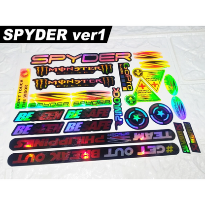 【HOLOGRAM】HELMET VISOR STICKERS【HOLOGRAPHIC】