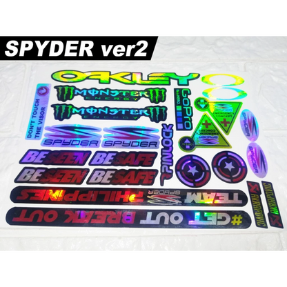 【HOLOGRAM】HELMET VISOR STICKERS【HOLOGRAPHIC】