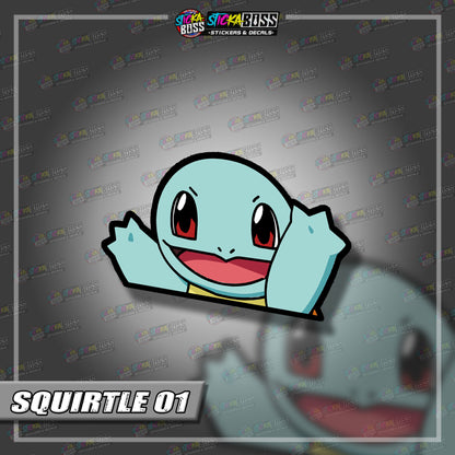 POKEMON | ANIME PEEKER STICKER【VINYL PRINTED】( LAMINATED / WATERPROOF )