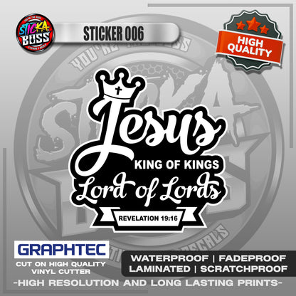 BIBLE VERSE STICKERS PART 1 | VINYL WATERPROOF STICKER | PREMIUM LAMINATED【PRINTED】