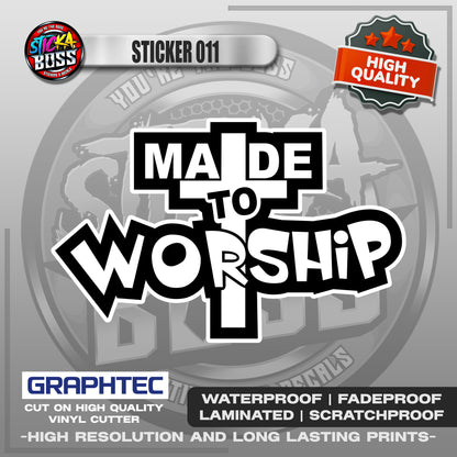 BIBLE VERSE STICKERS PART 1 | VINYL WATERPROOF STICKER | PREMIUM LAMINATED【PRINTED】