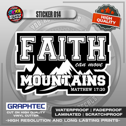BIBLE VERSE STICKERS PART 1 | VINYL WATERPROOF STICKER | PREMIUM LAMINATED【PRINTED】