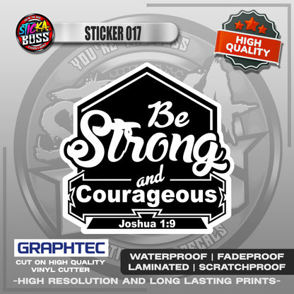 BIBLE VERSE STICKERS PART 1 | VINYL WATERPROOF STICKER | PREMIUM LAMINATED【PRINTED】