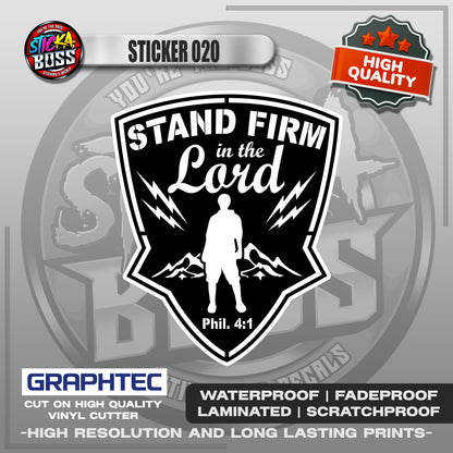 BIBLE VERSE STICKERS PART 1 | VINYL WATERPROOF STICKER | PREMIUM LAMINATED【PRINTED】