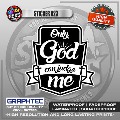 BIBLE VERSE STICKERS PART 1 | VINYL WATERPROOF STICKER | PREMIUM LAMINATED【PRINTED】