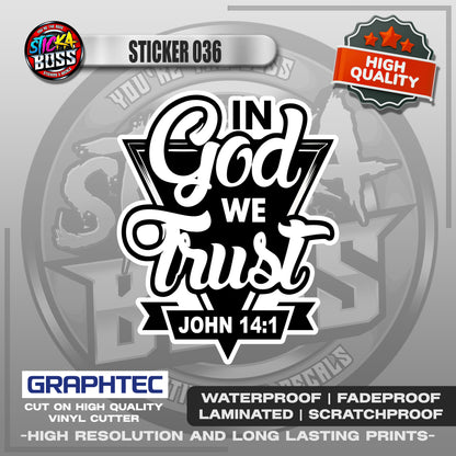 BIBLE VERSE STICKERS PART 2 | VINYL WATERPROOF STICKER | PREMIUM LAMINATED【PRINTED】
