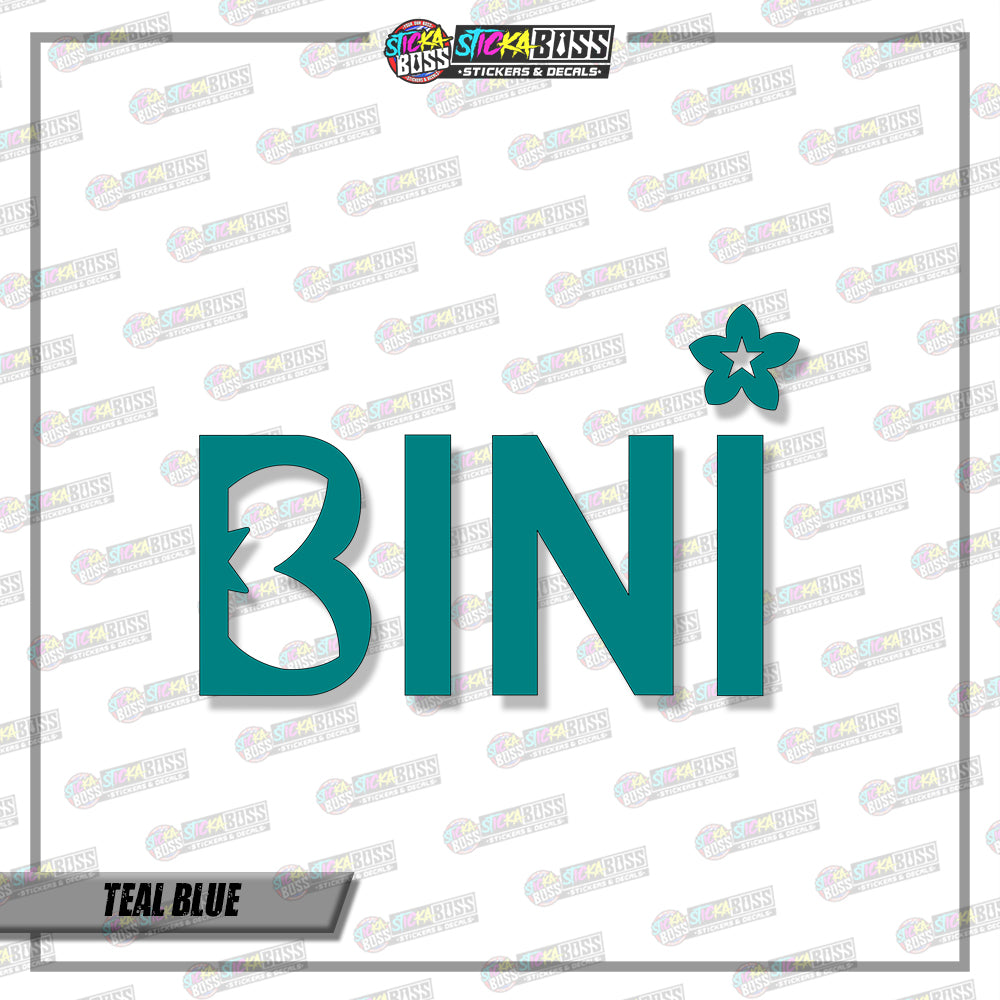 BINI LOGO DESIGN003 ( VINYL CUT-OUT STICKER DECALS )【Stickaboss】