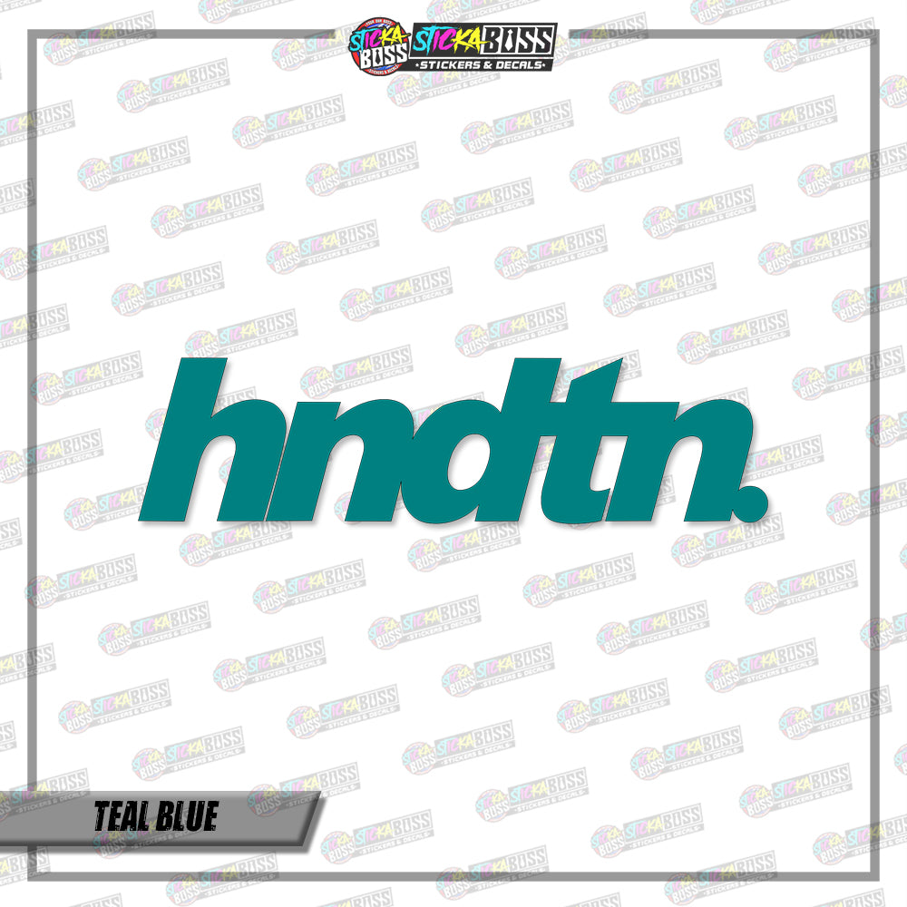 HNDTN. (VINYL CUT-OUT STICKER DECALS )【Stickaboss】