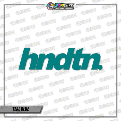 HNDTN. (VINYL CUT-OUT STICKER DECALS )【Stickaboss】