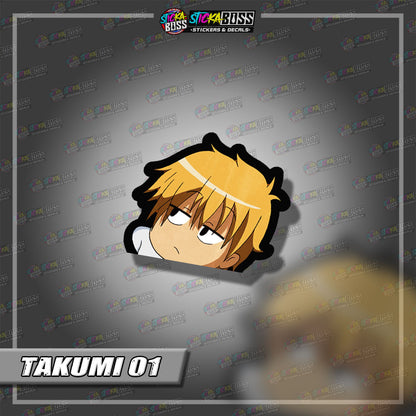 MAID SAMA | ANIME PEEKER STICKER【VINYL PRINTED】( LAMINATED / WATERPROOF )
