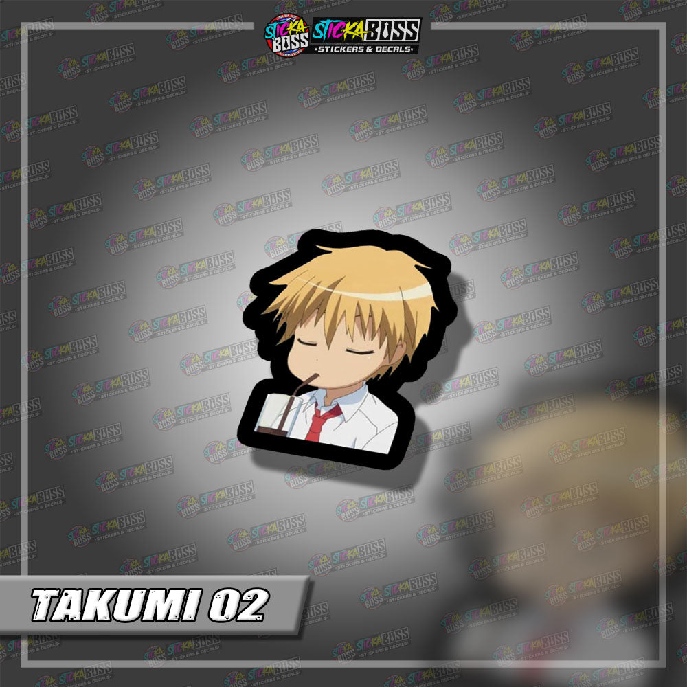 MAID SAMA | ANIME PEEKER STICKER【VINYL PRINTED】( LAMINATED / WATERPROOF )
