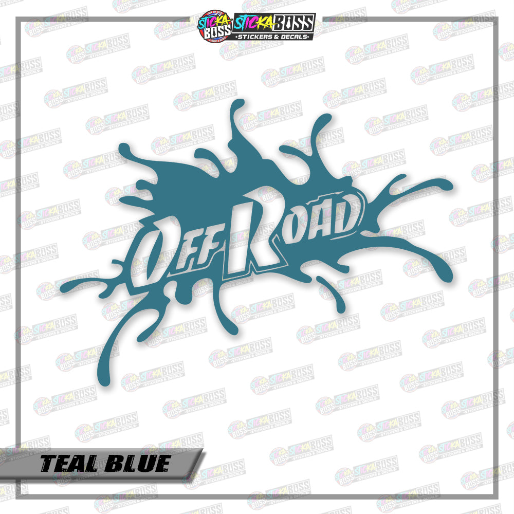 OFF ROAD ( VINYL CUT-OUT STICKER DECALS )【Stickaboss】
