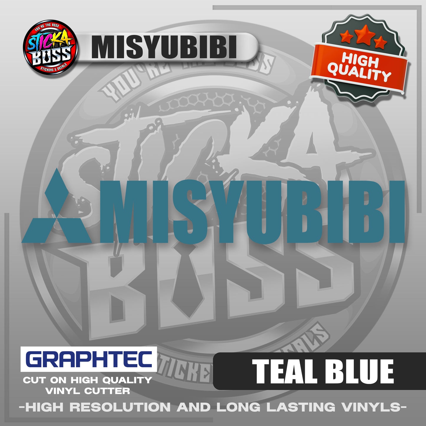 MISYUBIBI | VINYL WATERPROOF CUT-OUT STICKER DECALS【Stickaboss】