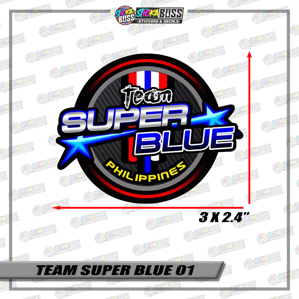 TEAM SUPER COLOR【PRINTED【Stickaboss】