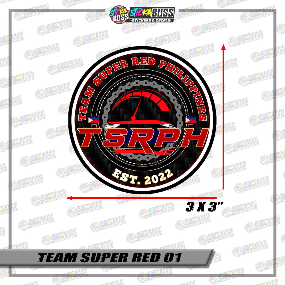 TEAM SUPER COLOR【PRINTED【Stickaboss】