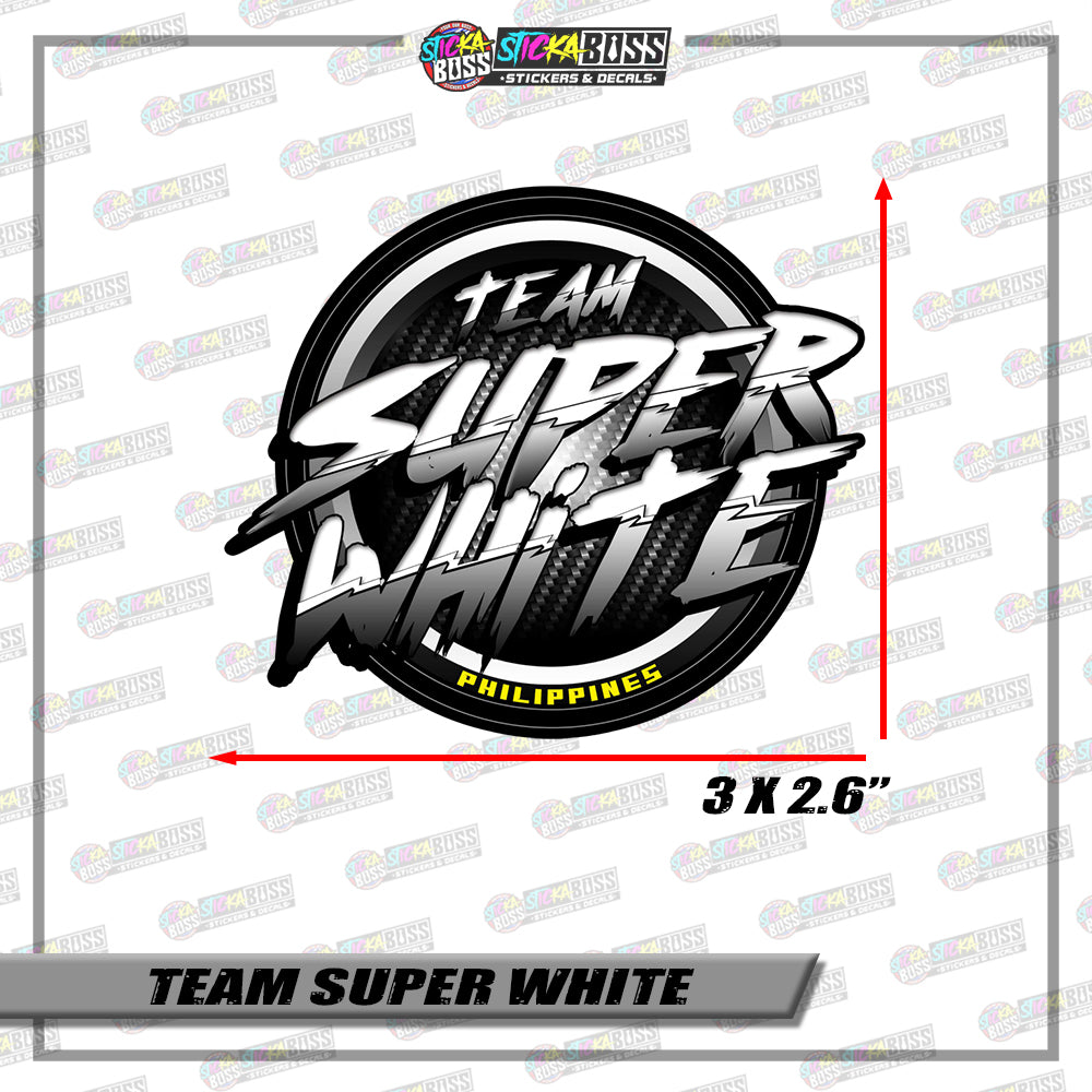TEAM SUPER COLOR【PRINTED【Stickaboss】