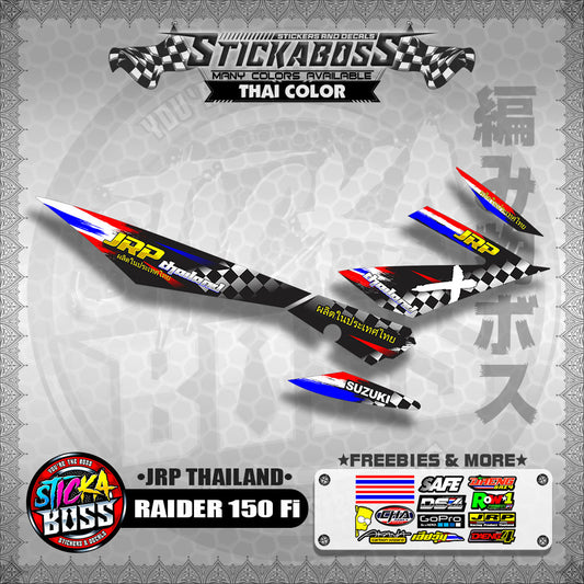 Suzuki Raider 150 Fi Decal Sticker (JRP THAILAND)【PREMIUM GLOSSY LAMINATED】