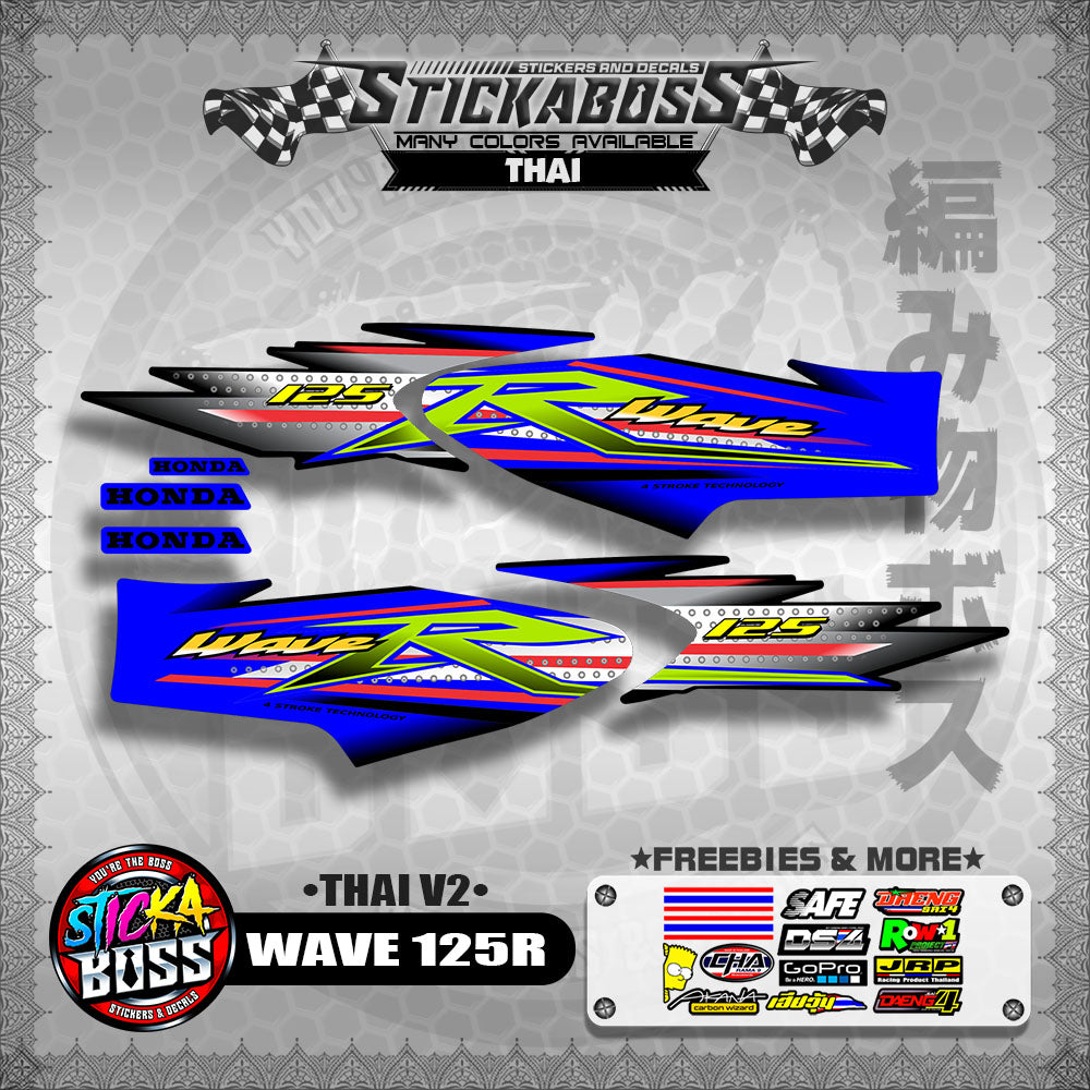 HONDA WAVE 125 R ( THAI V2 ) 【WITH FREEBIES】