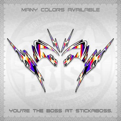 CLICK 125 V3 VARIO STRIPING DECALS (2026 NEW LED DESIGN) STICKER KITS By STICKABOSS