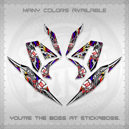 CLICK 125 V4 DECALS (2026 NEW RCB 2.0 DESIGN) STICKER KITS BY STICKABOSS