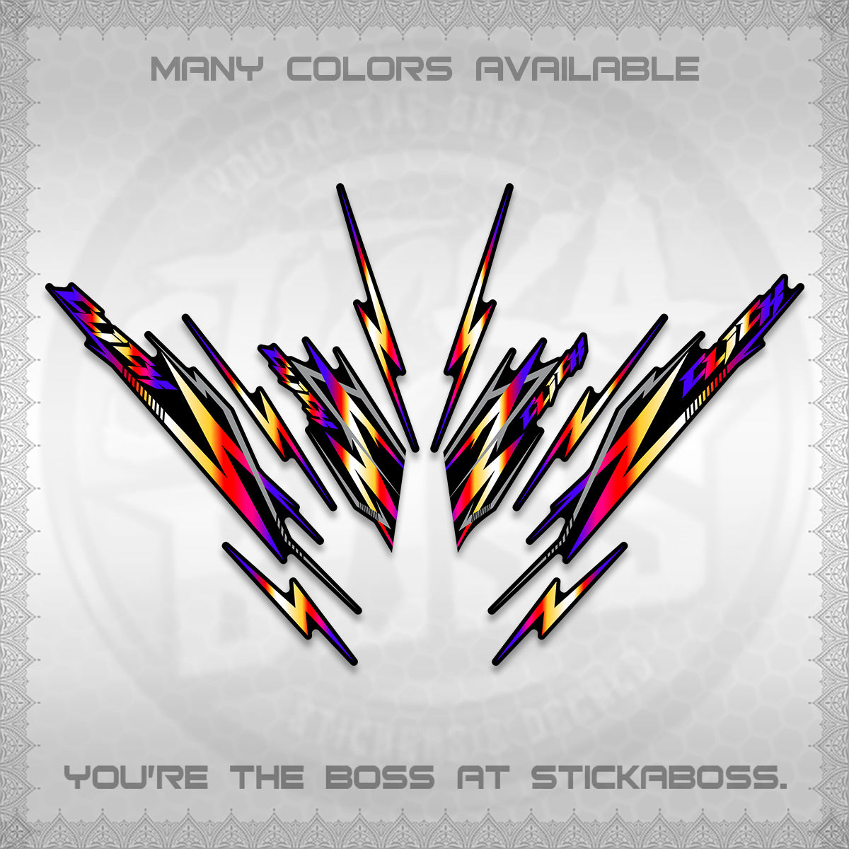 CLICK 125 V2 INDO DECALS (2024 CL 00-A8 STYLE) STICKER KITS By STICKABOSS