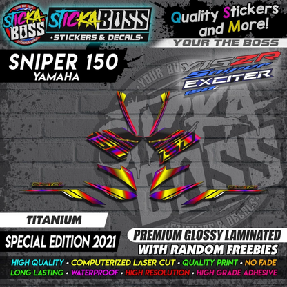 SNIPER 150 Stock Decals ( Special Edition 2021 ) [ MALAYSIAN CONCEPT / EXCITER 150 / Y15ZR ]