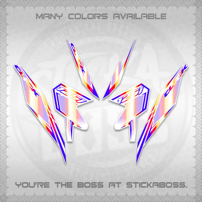 CLICK 125 V3 FOR WHITE DECALS (2026 LINE UP DESIGN) STICKER KITS By STICKABOSS