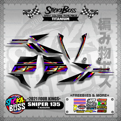 SNIPER 135 DECALS ( 2021 FOUR KINGS )【WITH FREEBIES】